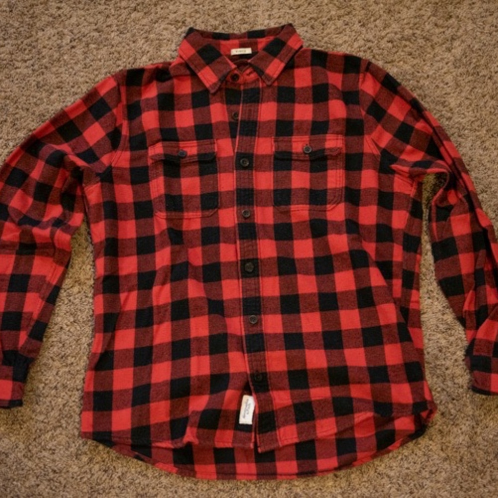 Abercrombie & Fitch Heavyweight Buffalo Flannel XL